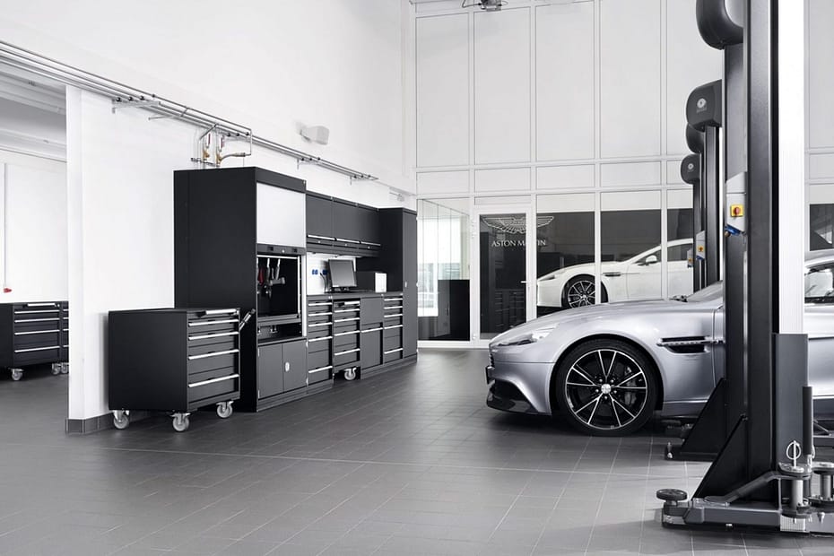 Betriebseinrichtung im Autohaus